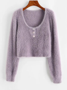 Fuzzy Women Sweater